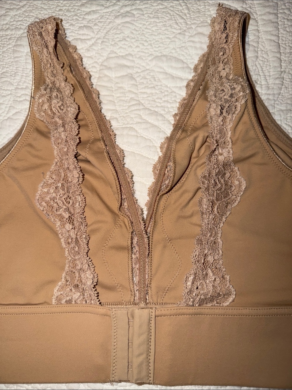 Soma Embraceable Wireless Unlined LT XXL Bra, Lacy Details, Super Stretchy, EUC - Picture 4 of 7